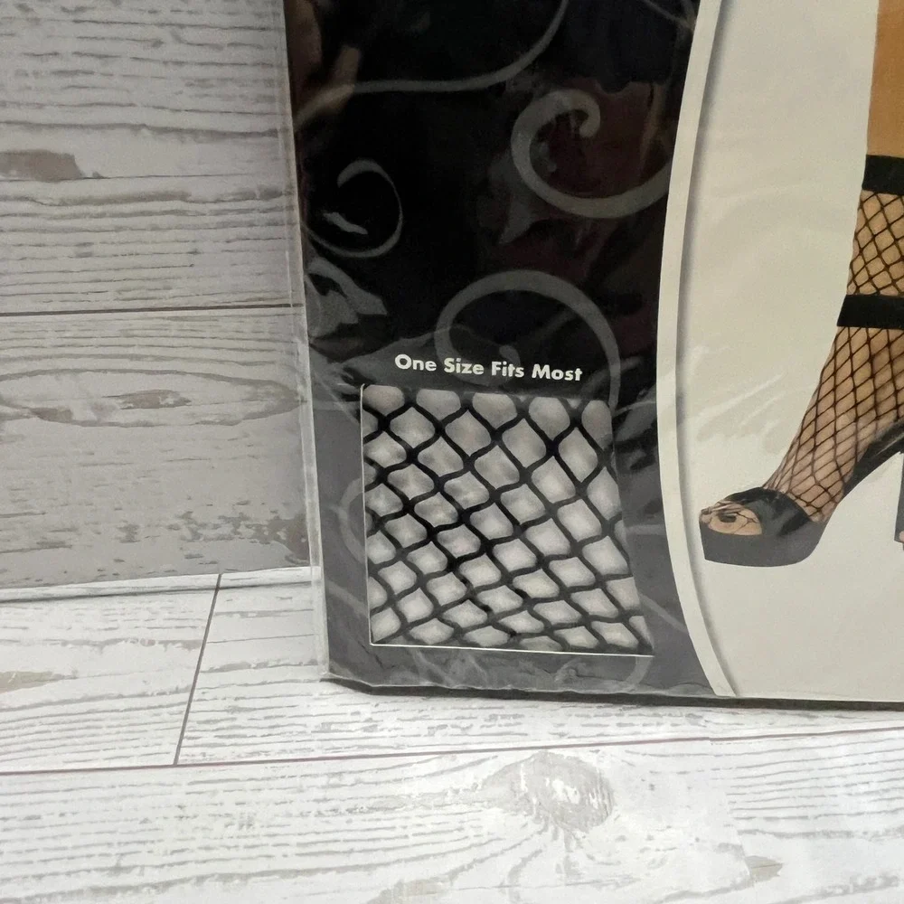 Spirit Halloween Black Fishnet Socks Costume Hosiery Cosplay‎ Goth Whimsigoth
